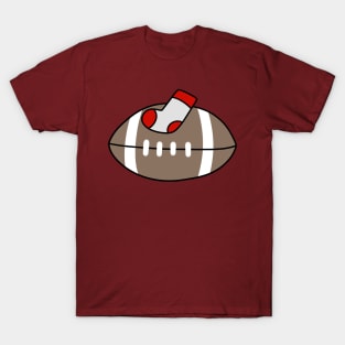 Sock and Football T-Shirt